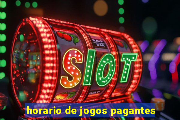 horario de jogos pagantes